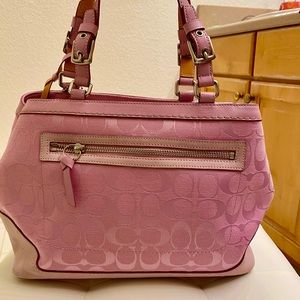 Authentic Coach purple/pink Handbag